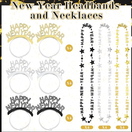Fournitures de fête du Nouvel An 2026 VioraWhite pour votre réveillon chic - 3