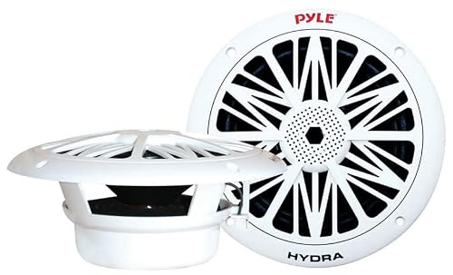 Pyle Plmr82 8" 300W 2-Way Waterproof Marine Boat Speakers White, Pair (Renewed) #TOP1
