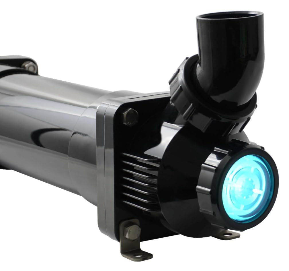 Lifegard Aquatics Pro-MAX 7,6 cm korpus 90 W amalgamat sterylizator UV o wysokiej wydajności, wymienna lampa i zestaw ręczników (3 przedmioty)