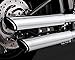 Vance & Hines Twin Slash 3&Prime, Round Slip Ons Chrome 16841