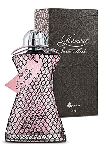 Glamour Secrets Black Eau de Toilette by O Boticario | Long Lasting Perfumes for Women | Floral & Oriental Sweet Fragrance For Women