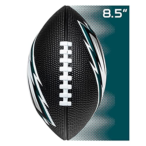 Image of Franklin Sports NFL Football - Kids Foam Football - Soft Junior Size 8.5 inch Ball with 3D Logos - Perfect for Gameday + Tailgates