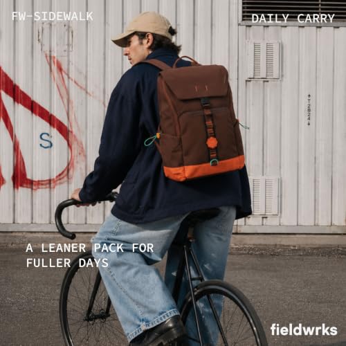 Image of Sidewalk 21L Laptop Backpack 15.6 Inch College Daily Carry | Water Resistant Easy Access Tech Slot Lightweight Nylon Padded Shoulder Straps Luggage Strap Side Bottle Pocket For Men Women