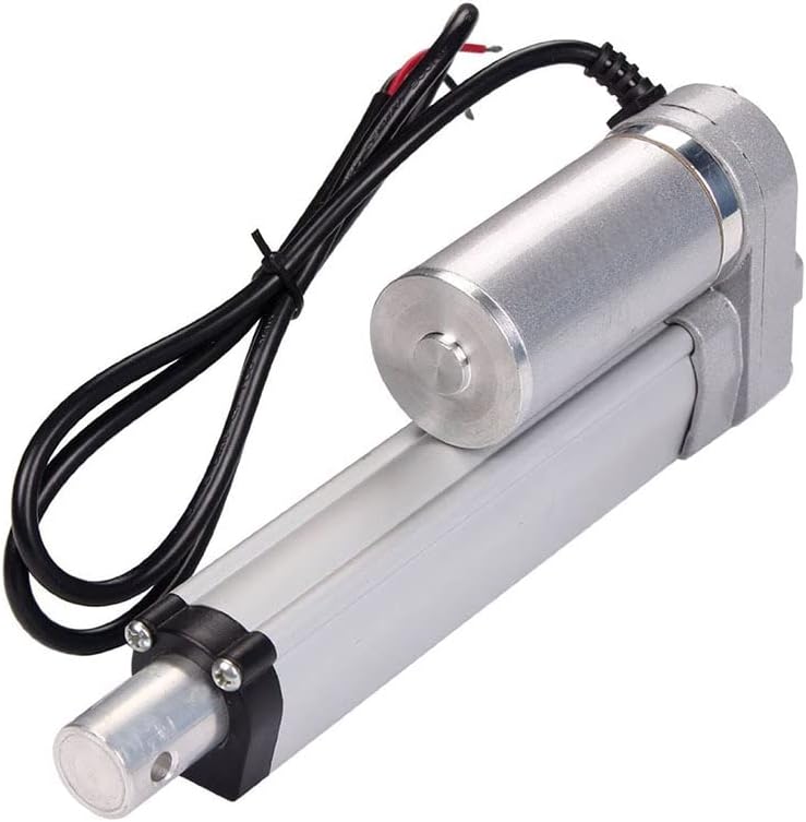 Electric Linear Actuator 12v/24V DC Motor 200mm Stroke Linear Motion Controller 5mm/s thrust 1500N Lift for Electric - (Speed(RPM): 5mm Per second 1500N, Voltage(V): 12V)