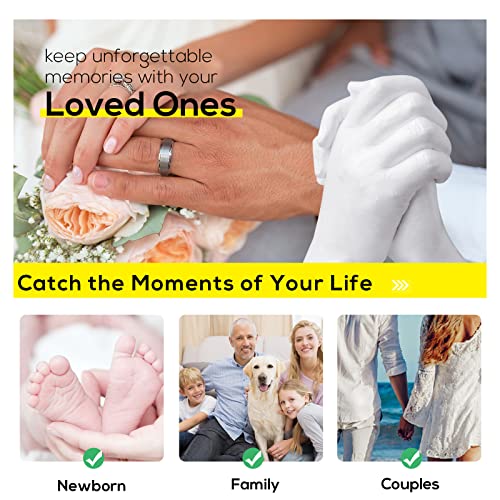 Falling In Art Hand Casting Powder Kit Refill - Molding Kits With 1.1Lb(500G) Alginate Molding Powder And 1.1Lb(500G) Stone Casting Powder For Craft, Keepsake, Sculpture, Diorama And Home Décor #TOP3