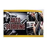 Auto Detailing #6 Indoor Store Sign Vinyl Decal Sticker 8"