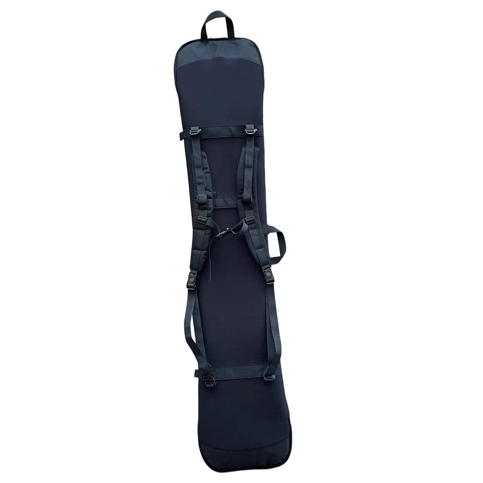 Housse de Snowboard, Valise de Transport pour équipement de Ski, Sac de Rangement de Voyage, Housse élastique imperméable en néoprène, Fixations de Snowboard, Leash,