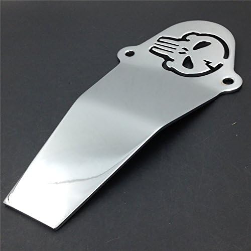 XKMT-Chromed skull Aluminum Drive Shaft Cover Compatible With V-Star 650 1100 Classic [B00YWCDYIW]