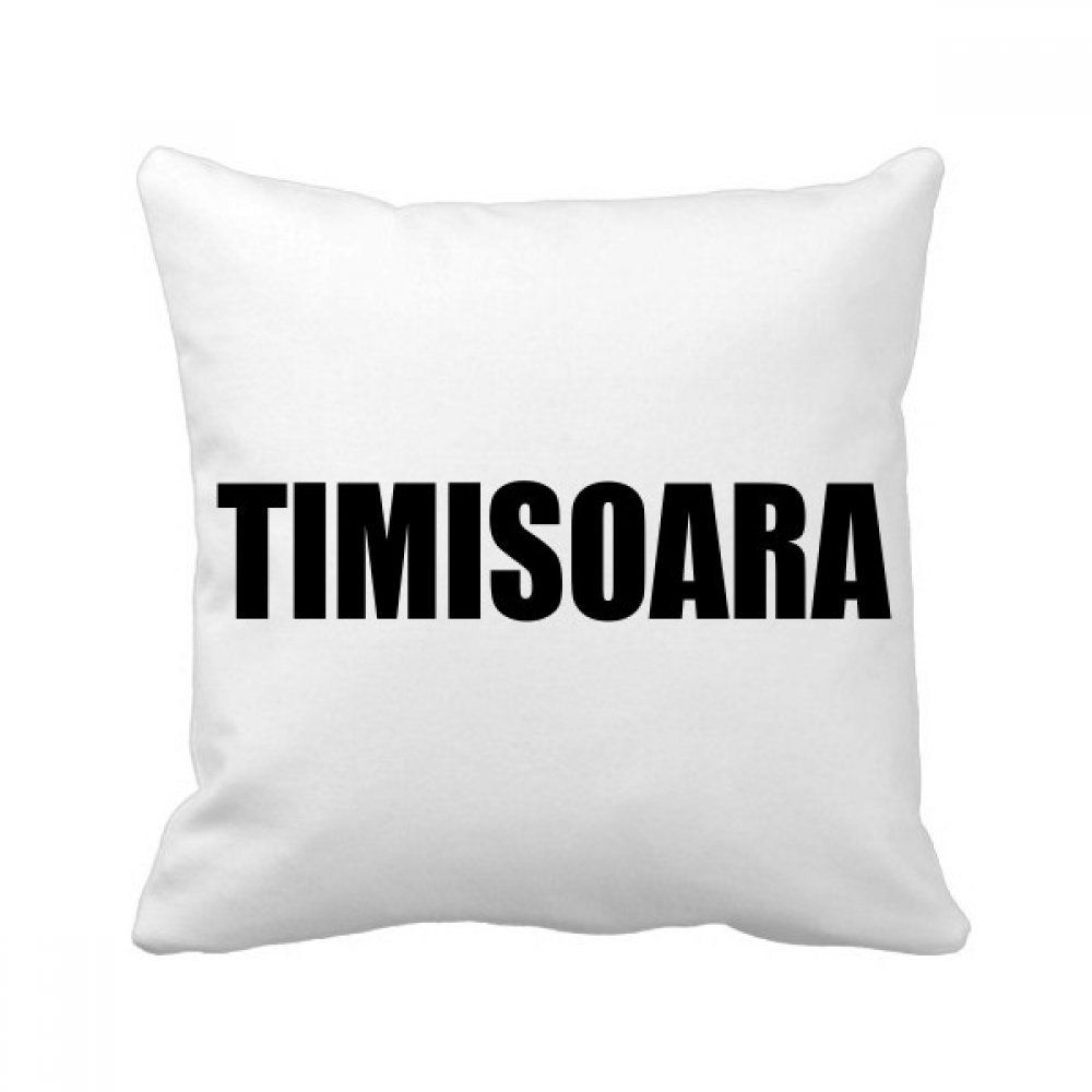 Oreiller Timisoara Roumanie multicolor déco maison carré 40x40cm