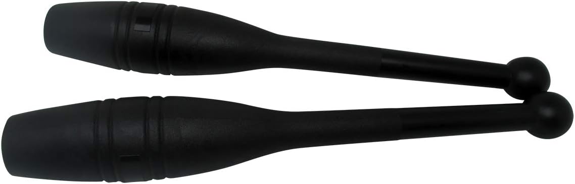 Trademark Innovations Indian Club Exercise Workout Bars Black 1lb