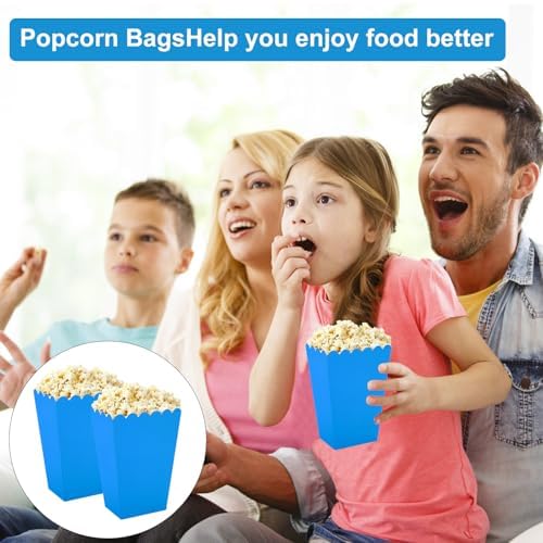 100 Scatoline Popcorn In Cartone - Perfette Per Feste, Cinema E Compleanni | Contenitori Snack - Foto 3