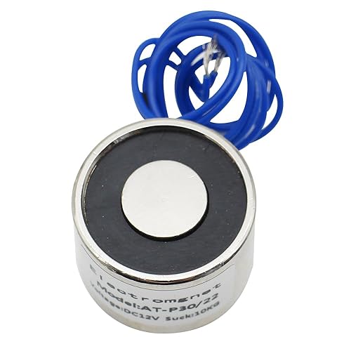 Miniatura 6 de 220LB220.5 lbs 1000N Sucker Imán eléctrico redondo Succión Holding Solenoide Elevación Cilindro Electroimán 3.150 x 1.496 in DC12V