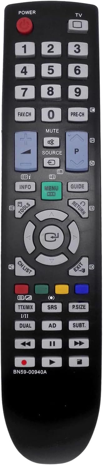 ALLIMITY BN59-00940A Remote Control Replace for Samsung TV PS50B450 PS42B450 LE32B530P7N LE32B530P7W LE37B530P7W LE40B530P7W TM950
