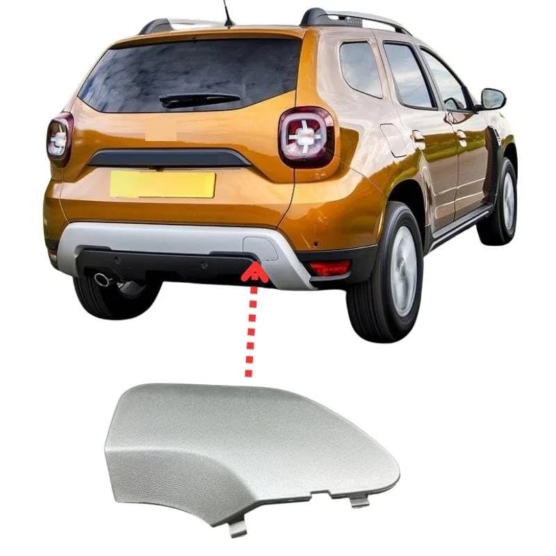 Cache-crochet de remorquage arrière robuste OEM 511651340R Dacia Duster gris - 6