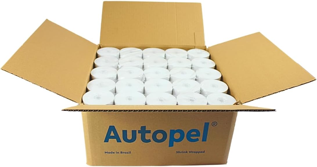 (32 Rolls) 3 1/8 x 230 Thermal Paper Receipt Rolls (48 GSM Premium Quality) Fits All POS Cash Registers BPA Free