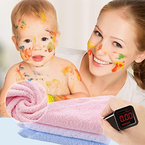 6 Pack Cotton Face Cloth, 20x20cm Facial Cleaning Cloth Washcloth Face Removing Towel Makeup Remover Wipes Muslin Cloths for Beauty Routine