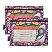 Wassud Purple Mandala 2 Pack Binder Folders 3 Hole Punch Pocket Folders，Binder Organizer File Folder for Home, Office