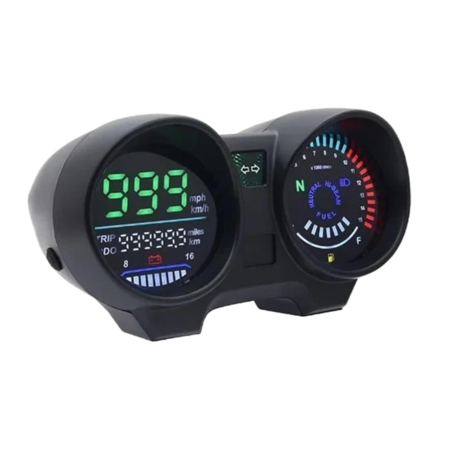 EU Mass Motorcycle RPM Meter Speedometer Digital Board Electronics Panel Brazil 150 CG150 Fan150 2010 2012