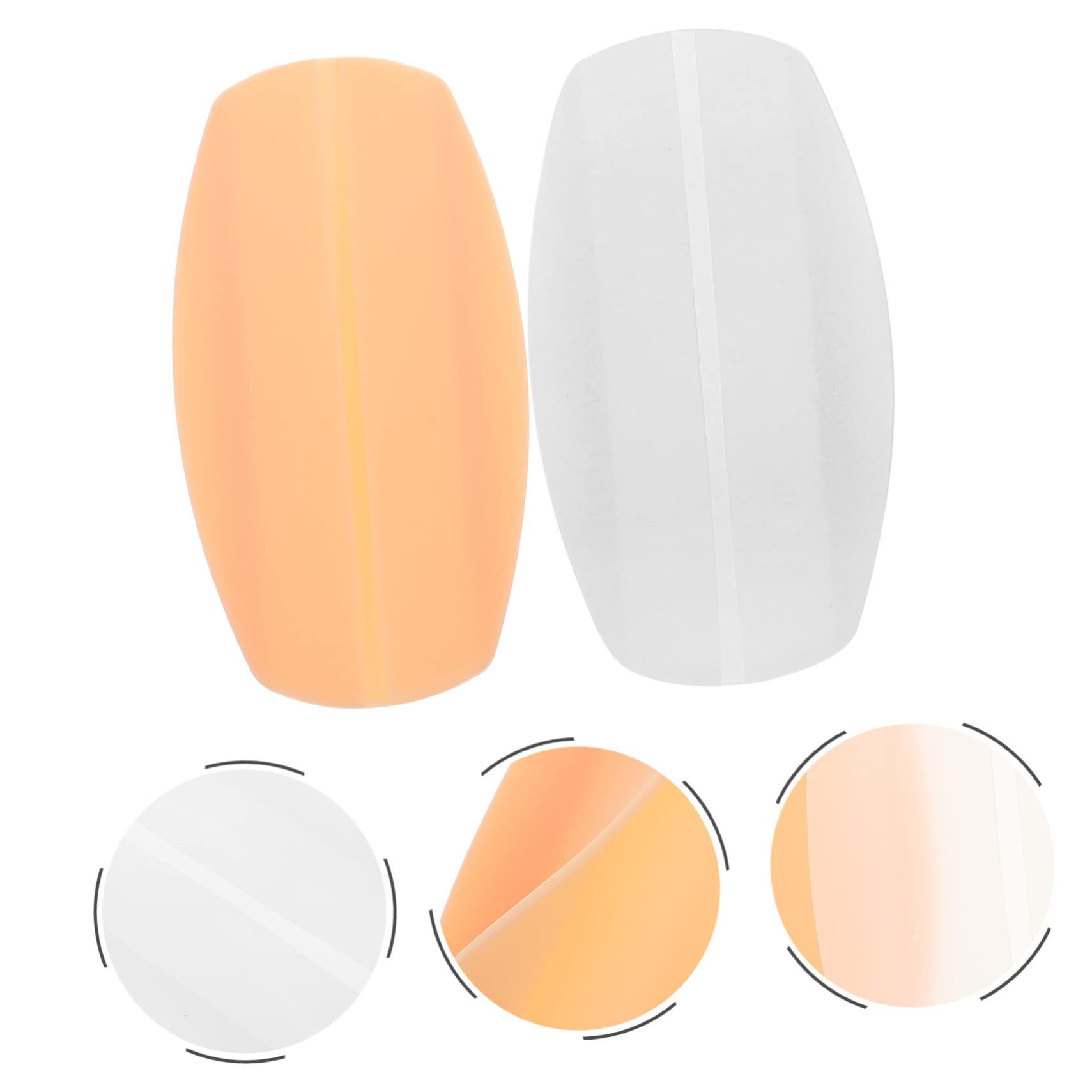 FRCOLOR Almohadillas Antideslizantes Para Sujetadores De Silicona De Cojines Para Transparentes Y Discretos Para Mujeres