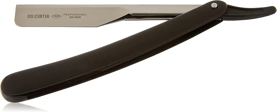 DILCINTIA BEAUTY Navalhete Aço Inox Cabo Plástico Preto