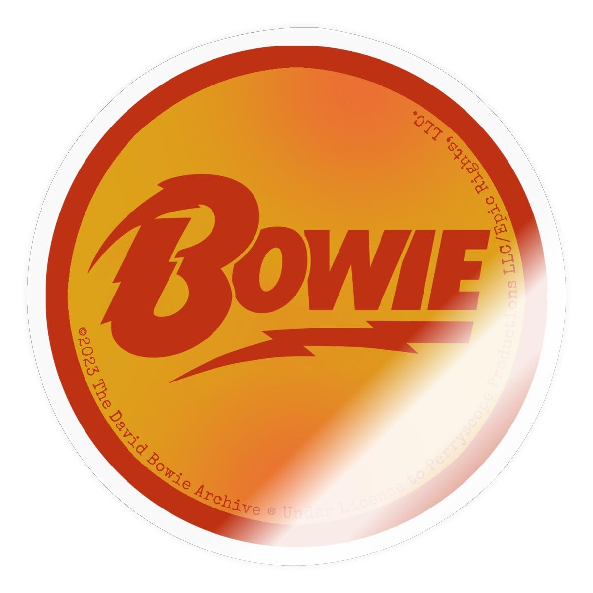 David Bowie Artwork Sticker Size S (10 x 10 cm) — image 1