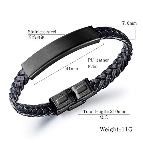 Dainty Braided Leather WWJD Bracelet for Men Women Inspirational Religious Reminder Jewerly Gift for Him Her2