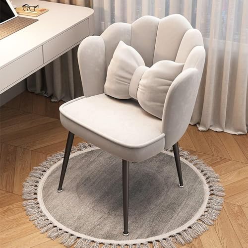 Silla de oficina de terciopelo de mediados