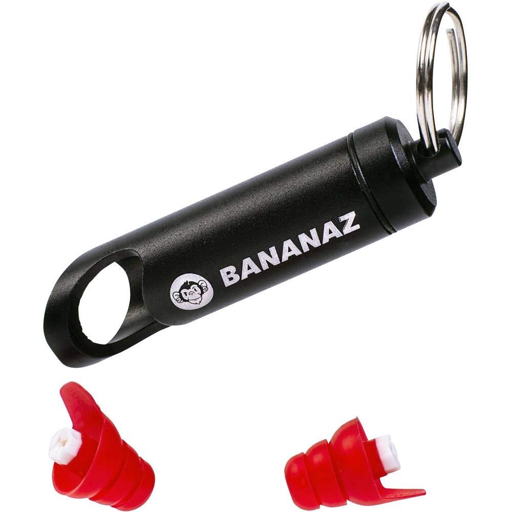 Bananaz Motorplugs Ear Protection Ear Plugs for Motorcyclists & Motorsport Friends, 1 cm, Red - Image 4