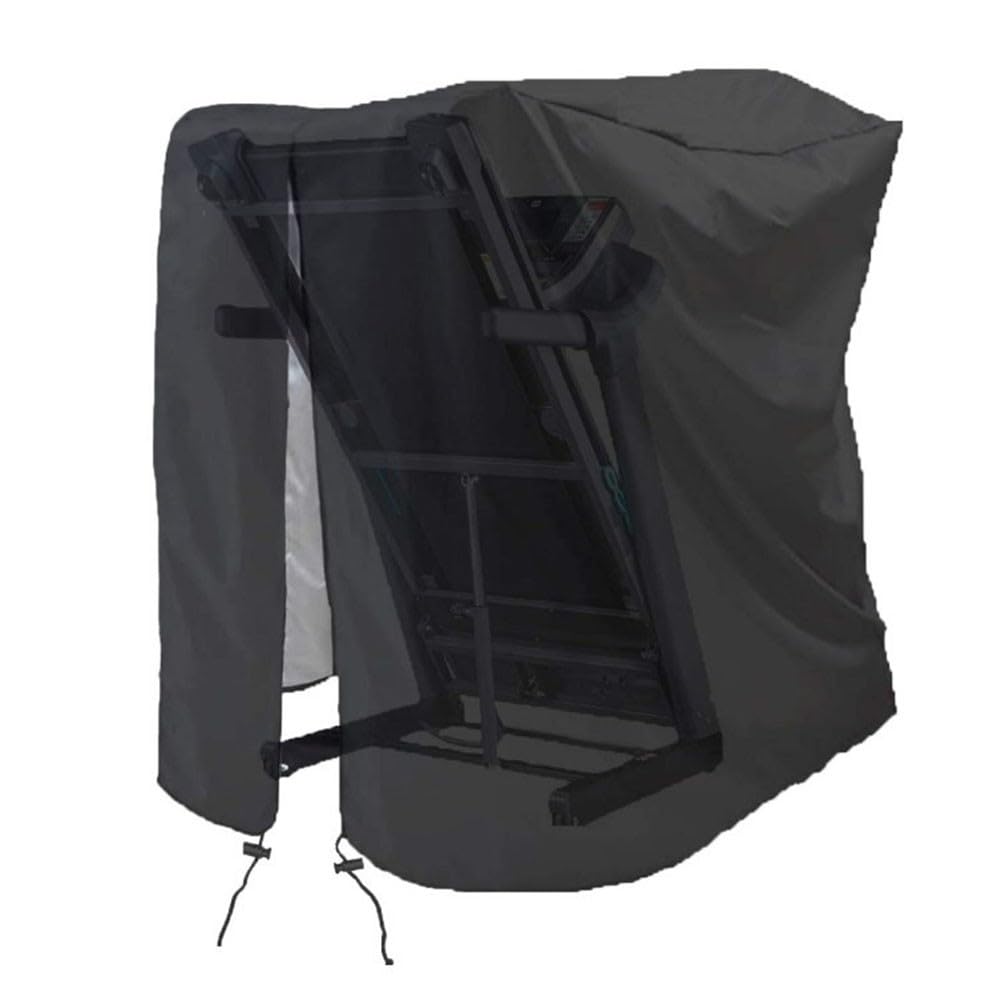 Housse de tapis de course pliable imperméable pour la plupart des tapis de course pliables compacts – 116,8 x 96,5 x 167,6 cm (L x l x H), tissu Oxford 210D avec coutures doubles, cordon de