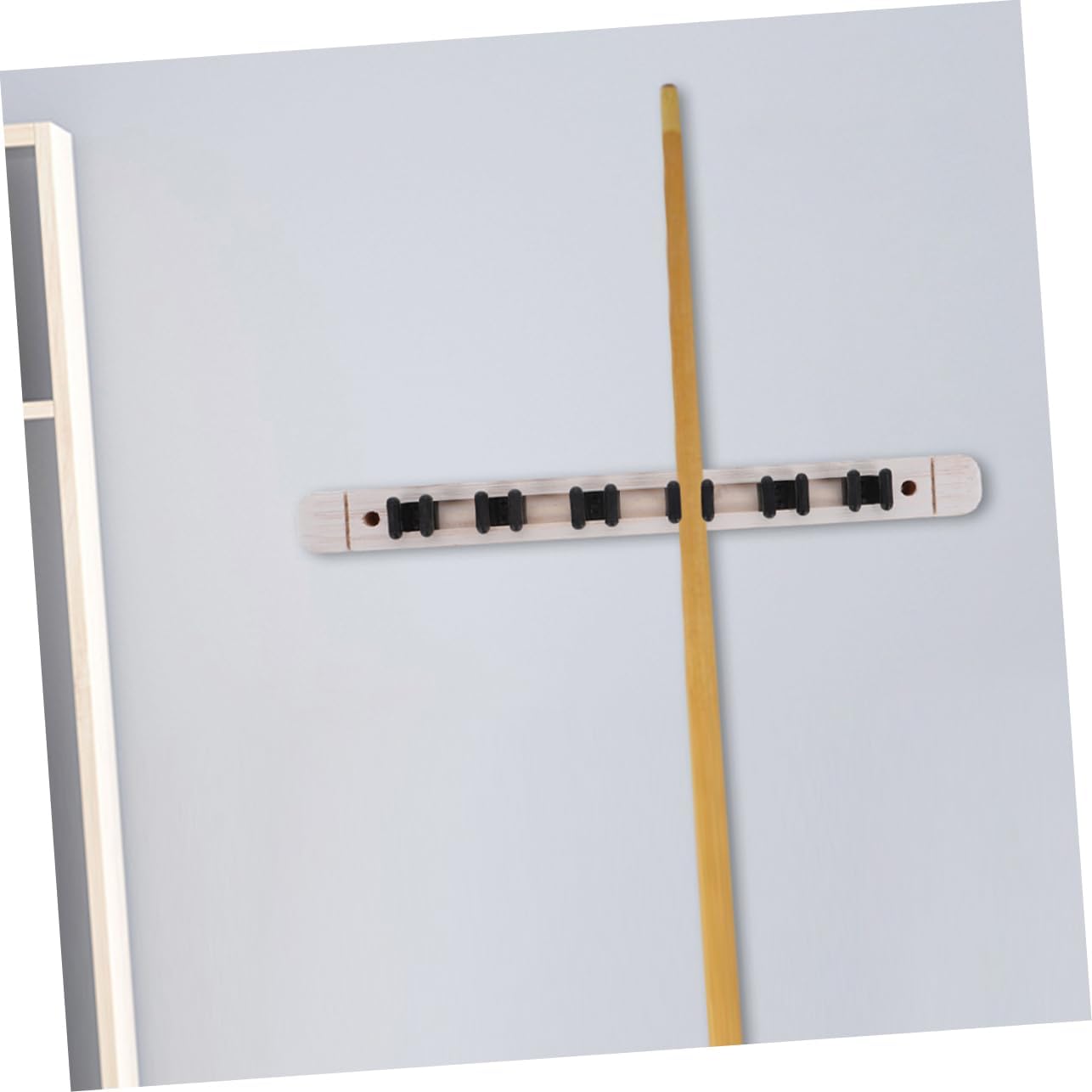 2pairs Wall-mounted Billiard Cue Holder Elegant Solid Wood Rack for Organized Storage of Pool Sticks Space-saving Design Slots for Billiard Accessories