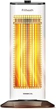 Summercool Room Heater for Home | Heat Pillar 500/1000W | Safety Mesh Grill | quick heating | Rust-Free Metal Grill Front | Lightweight for Easy Portability | 1 Year Warranty (White)