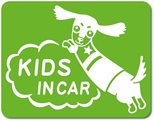 imoninn KIDS in car �X�e�b�J�[ �y�}�O�l�b�g�^�C�v�z No.38 �~�j�`���A�_�b�N�X���� �i���ΐF�j