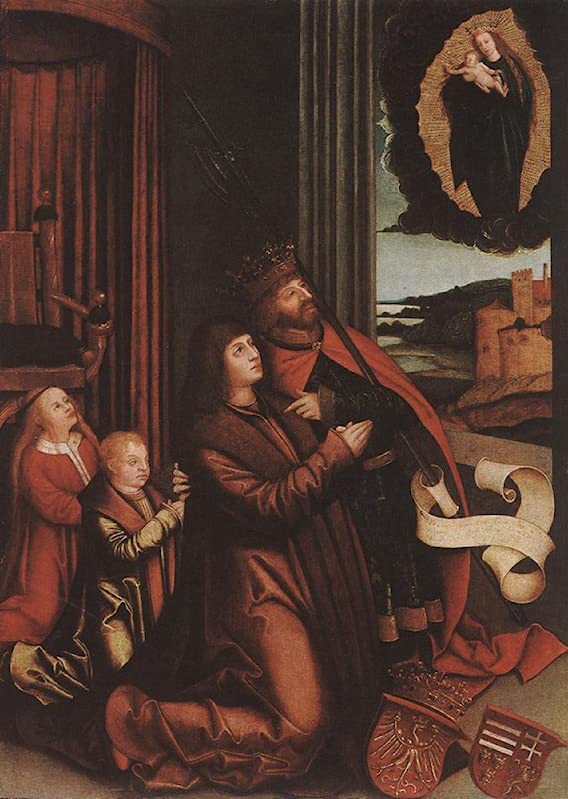 Tableau St Ladislas présente Wladislav Ii 60x90cm pour décoration de chambre