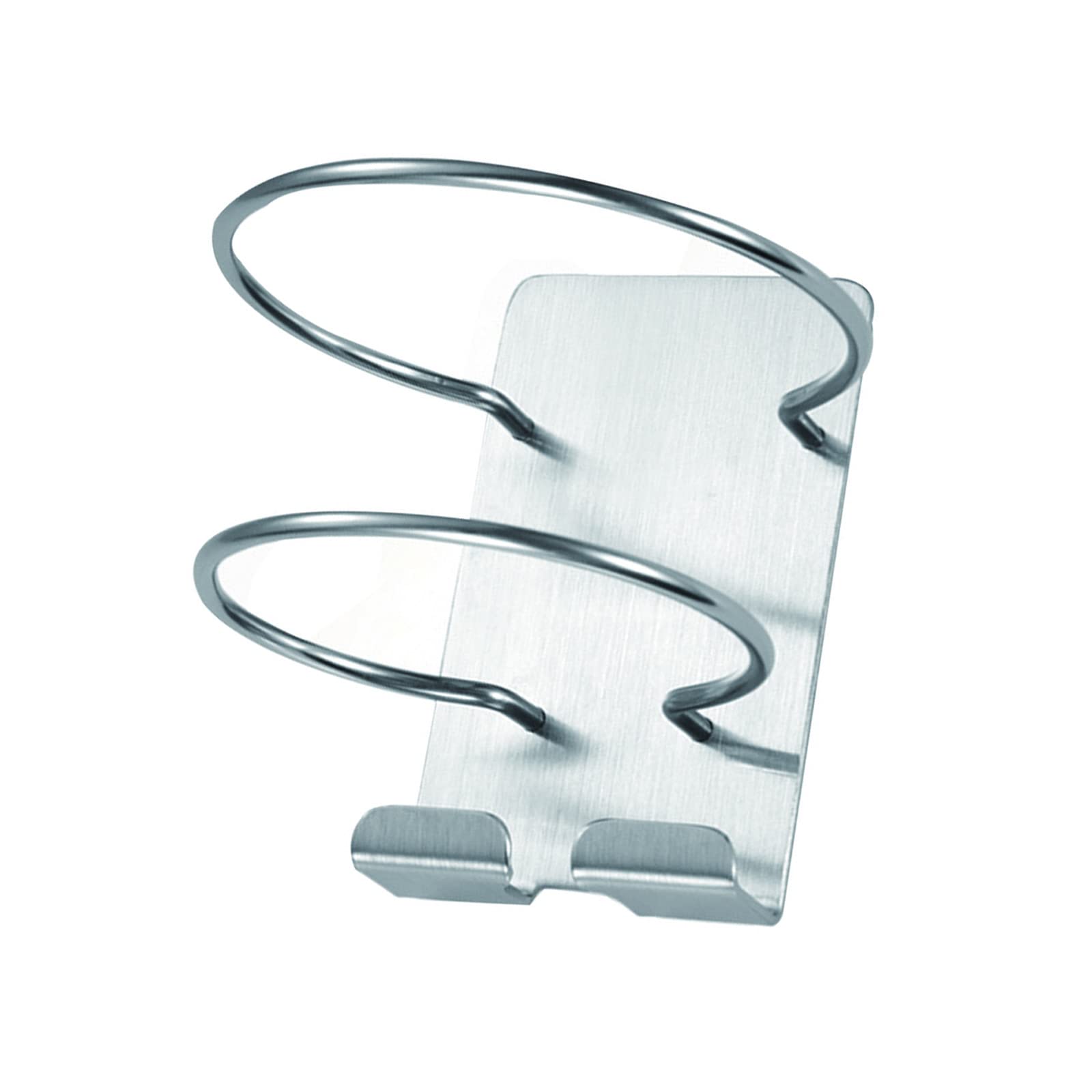 Supporto per asciugacapelli Staffa per mensola a muro Supporto per gancio per piastra Organizzatore Stoccaggio per colpi con spina Rack di stoccaggio per bagno Porta asciugacapelli professionale in