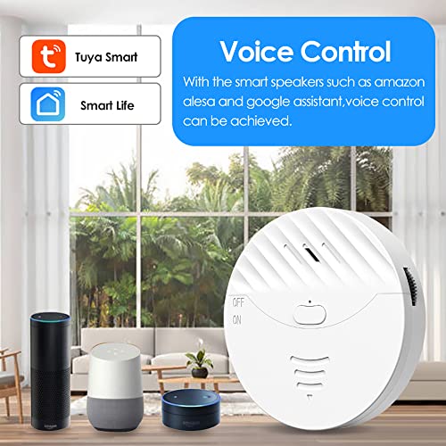 WiFi Glass Break Sensor Alarm,4 Pack Window Alarm Sensor with APP, Smart Vibration Sensor Alarm for Car,Home Security (Only Supports Wi-Fi 2.4GHz ) - Image 3