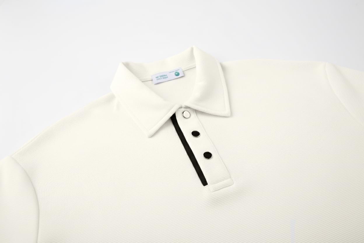 Alex Vando Mens Polo Shirt Cotton Blend Fashion Casual Polo Shirts for Men - Image 3