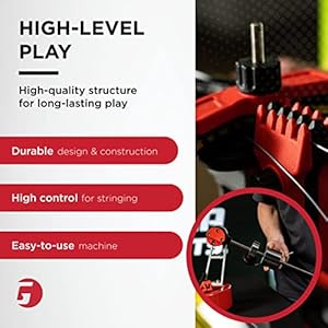 Gamma sports stringing machines progression 200 360 degree rotation tabletop racquet stringer machine drop weight tennis racquetball squash and badminton rackets stringing tools included  urban country home decor