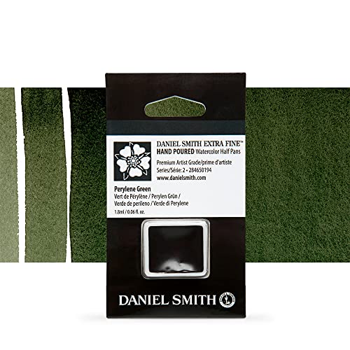 DANIEL SMITH Extra Fine Watercolor Half Pan Perylene Green (284650194)