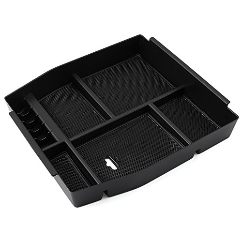 Center Console Insert Organizer Tray Armrest Storage Box for Ford F150 2015 2016 2017 Accessories