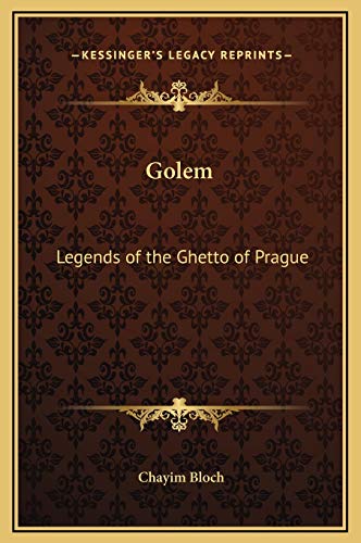 Golem: Legends of the Ghetto of Prague