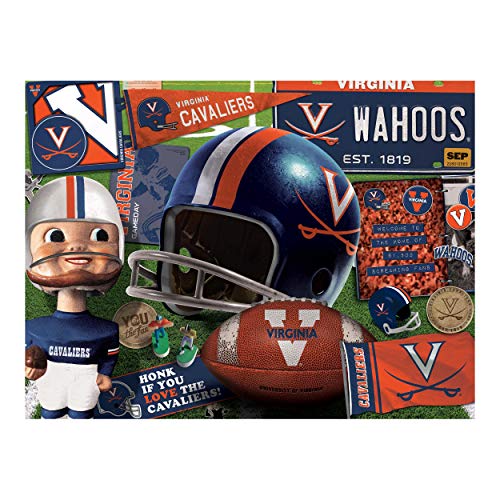 Image of YouTheFan NCAA Virginia Cavaliers Retro Series Puzzle - 500 Pieces