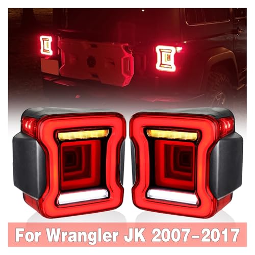Feux arrière de remplacement pour Jeep Wrangler JK assemblage LED haute performance - 2