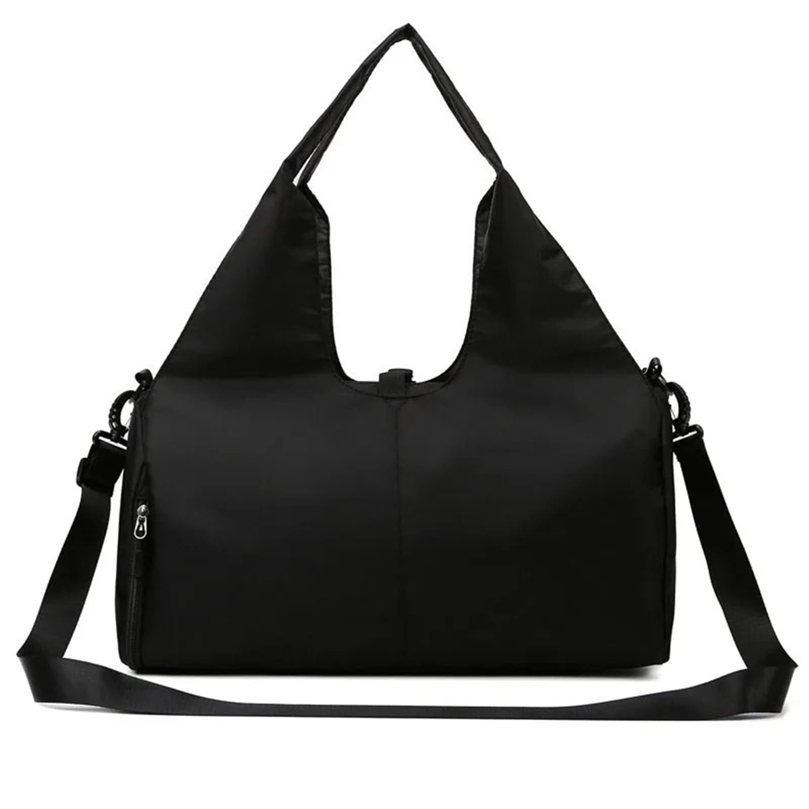 Sporttaschen Yoga Mat Bag Gym Fitness Bags for Women Men Training Sac De Sport Travel Gymtas Nylon Outdoor Sports Tas Sporttas(BK with Strap)