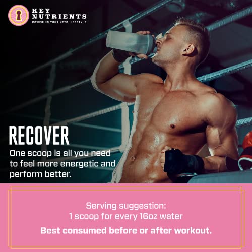 Key Nutrients Electrolytes Powder - Fresh Pink Lemonade Electrolyte Drink Mix - Hydration Powder - No Sugar, No Calories, Gluten Free - Powder And Packets (20, 40 Or 90 Servings) #TOP3