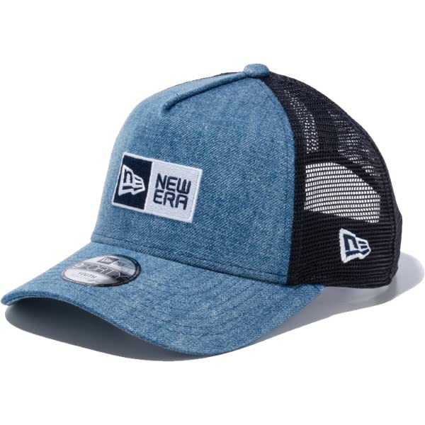 【新品タグ付】ニューエラ Youth 9FORTY ボックスロゴ　迷彩　キッズ キッズ Youth 9FORTY A-Frame トラッカー Box Logo ボックスロゴ