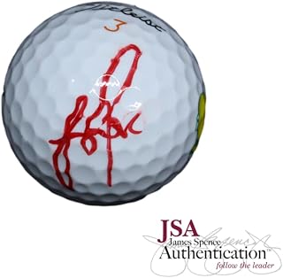 JUSTIN ROSE SIGNED AUTOGRAPH AUGUSTA MASTERS LOGO GOLF BALL W/JAMES SPENCE AUTHENTICATION JSA COA - PGA TOURNAMENT WINNER, 2013 US OPEN CHAMPION