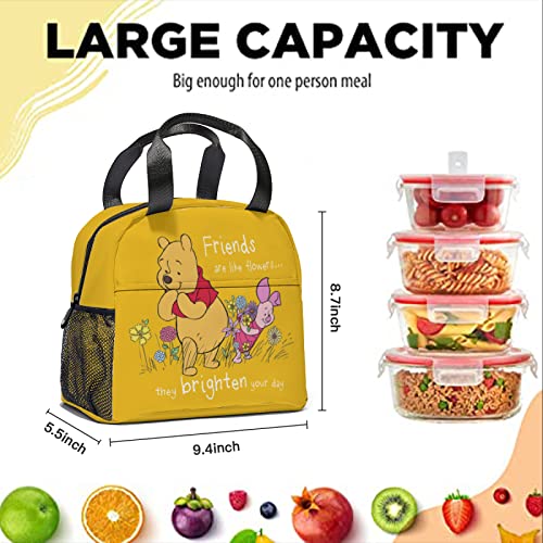 Zuswicg Cartoon Lunch Box - Insulated Lunch Bag For Girls Boys - 8.5 Inch Cute Lunch Box Suitable For School Work Office Adult Womens Mens #TOP1