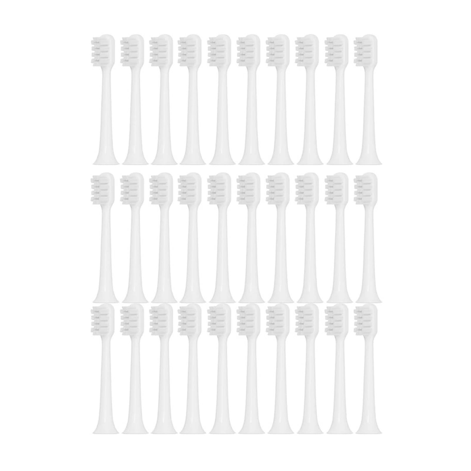 30 cabezales, compatible con Xiaomi, T300 T500 | Cabezales de repuesto de plástico para adultos, aptos para T500C y T700, uso diario(T200-30pcs)