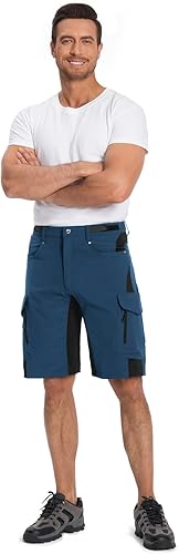 Miniatura 8 de Ally - Pantalones cortos acolchados para ciclismo, ciclismo de montaña, con acolchado, calce holgado relajado