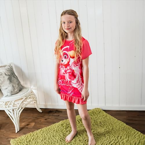 Royal Girls Girls Short Sleeve Officially Licensed Character Colorful Nightshirt…, Blue3